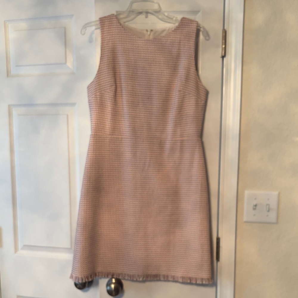LOFT Pink Textured Mini Dress